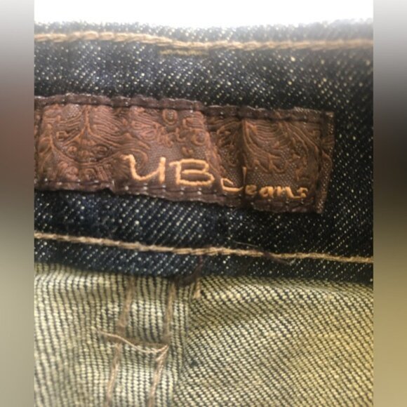 Ub mid rise JEANS SKIRT FRONT ZIPPER FOUR POCKETS DARK WASH IN SIZE MEDIUM - Picture 5 of 5
